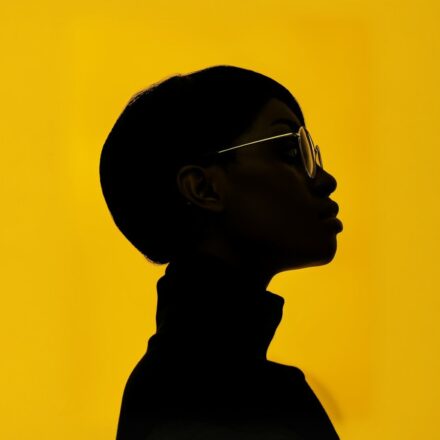 Contemplative Silhouette in Yellow Contemplative Silhouette in Yellow